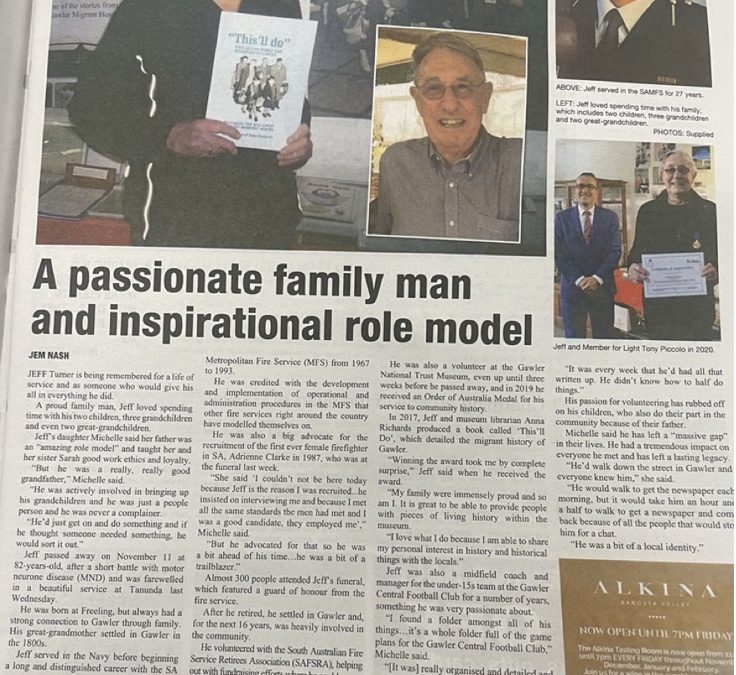 5 December 2023 Gawler Bunyip - Jeff Turner