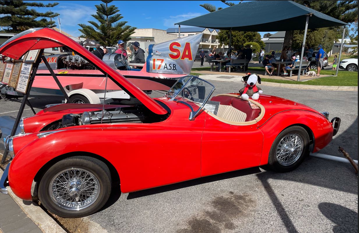 CO Jag on display Port Vincent SAFSRA