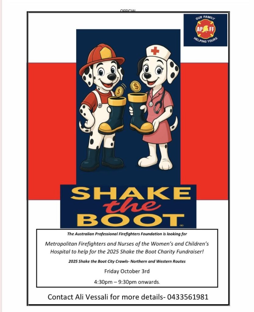 APFF Shake The Boot - Call for Volunteers